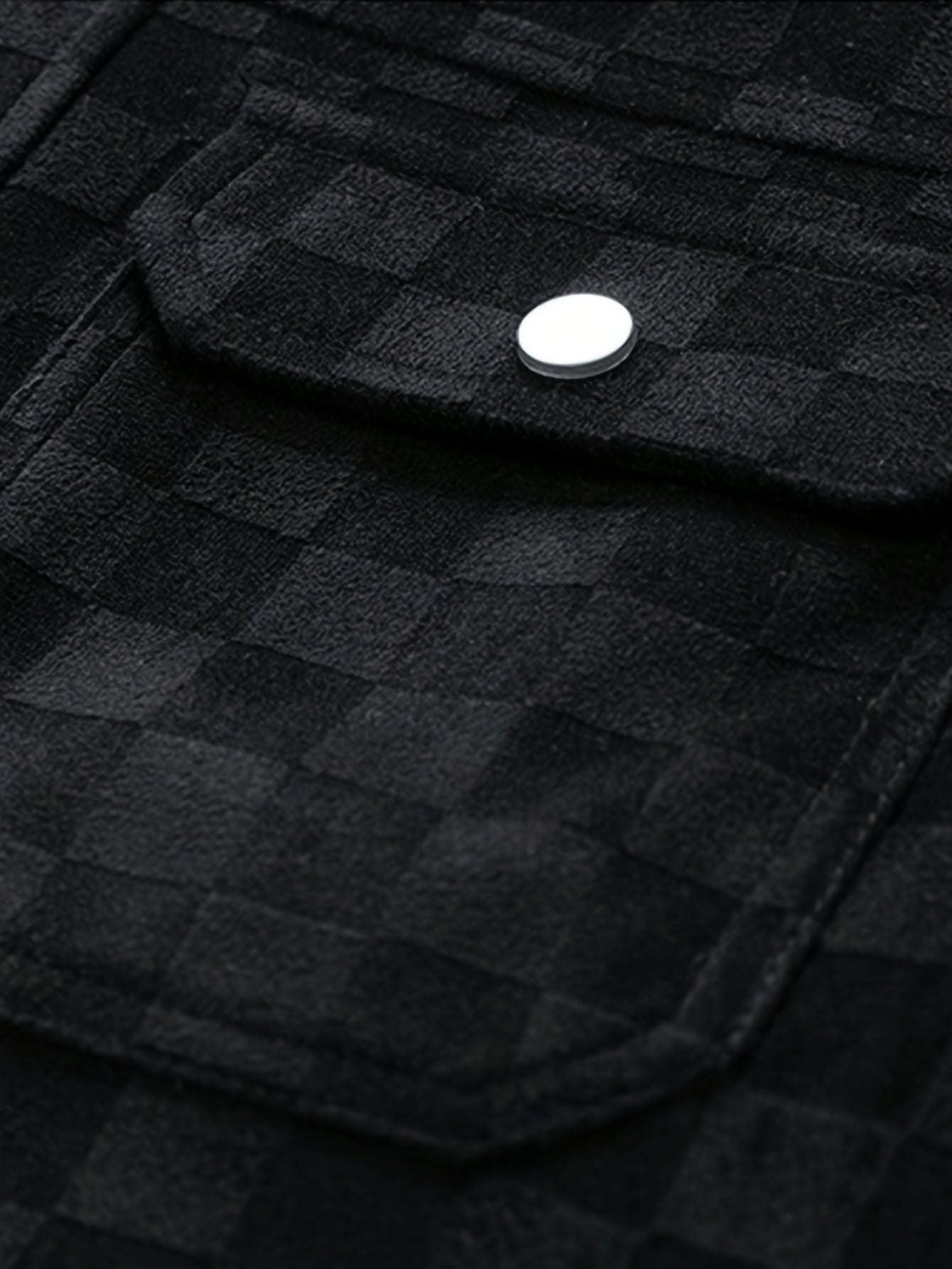 Heren Truckerjack Geruit Casual Stijl 4