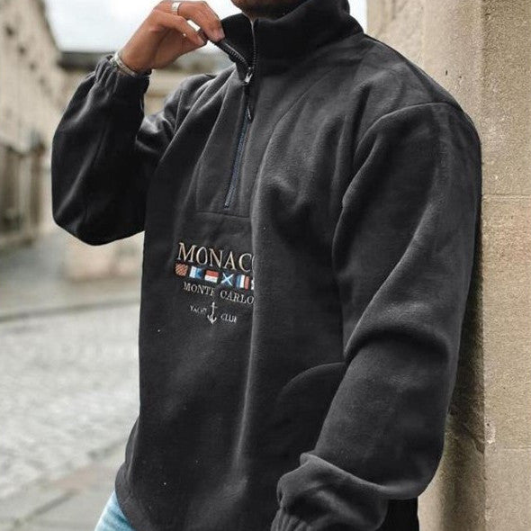 Heren Trui Met Halve Rits Tijdloze Elegantie 10