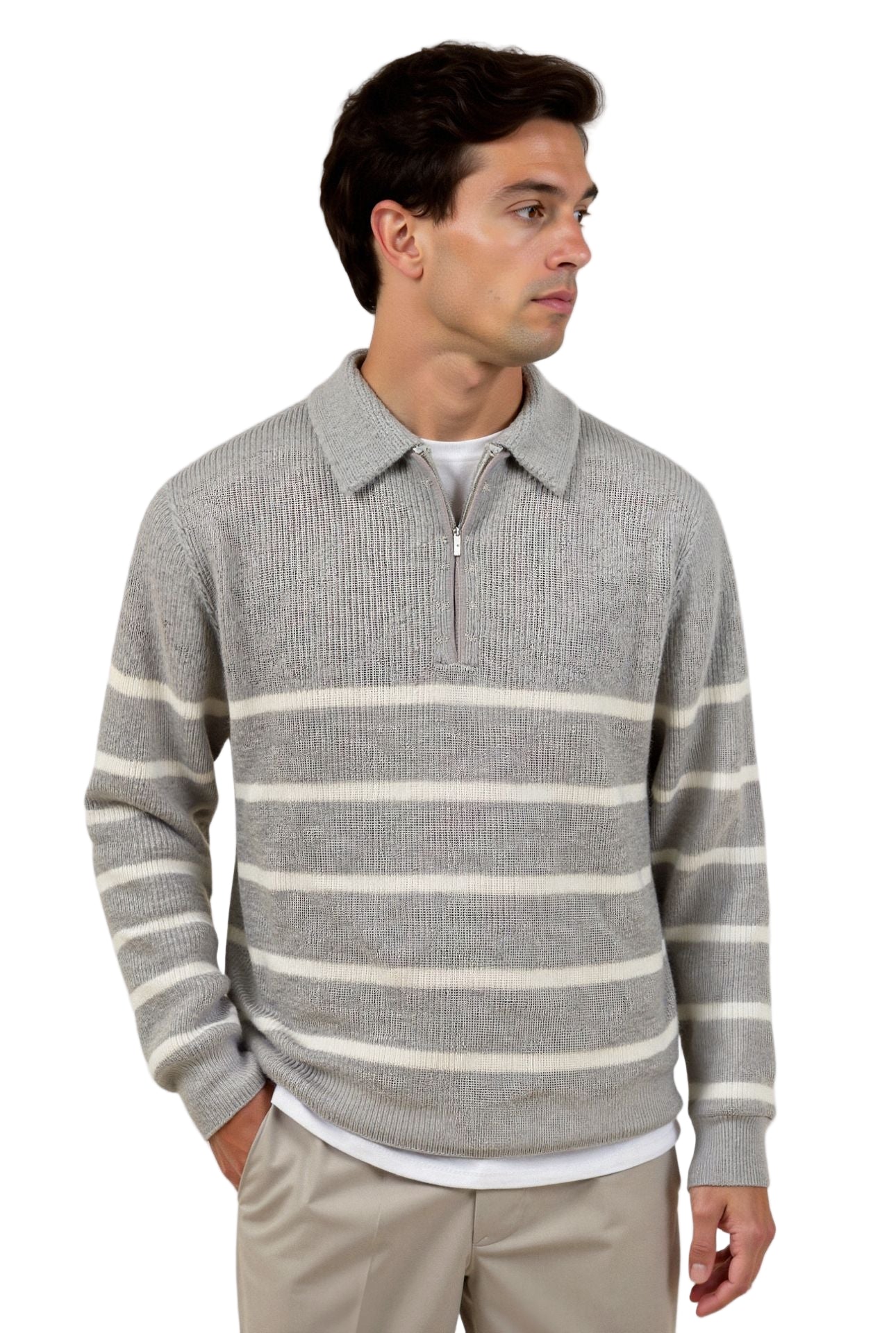 Heren Trui Met Rits Klassiek 1