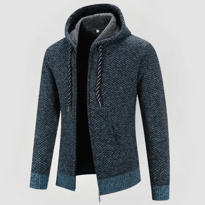 Heren Trui Minimalistisch Design met Gevoerde Capuchon 5