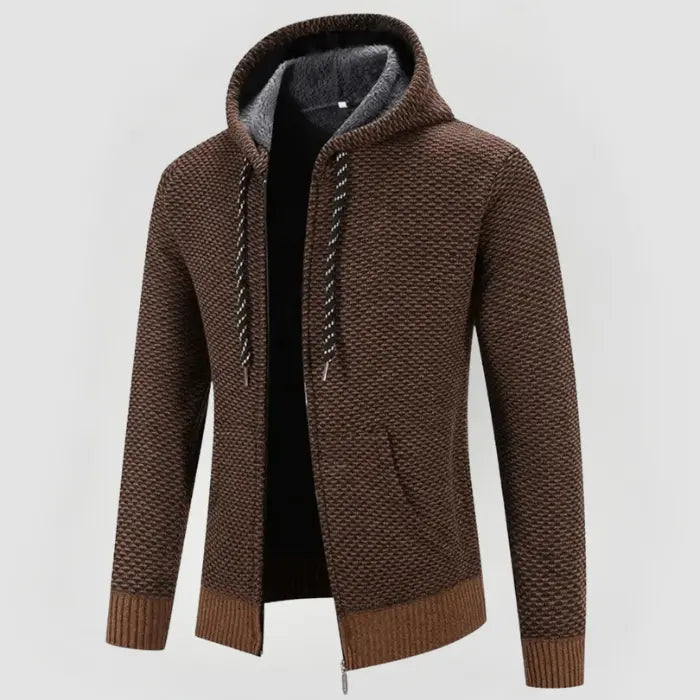 Heren Trui Minimalistisch Design met Gevoerde Capuchon 6