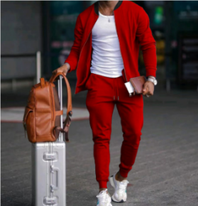 Heren Twee-delig Casual Set Comfortabel 3