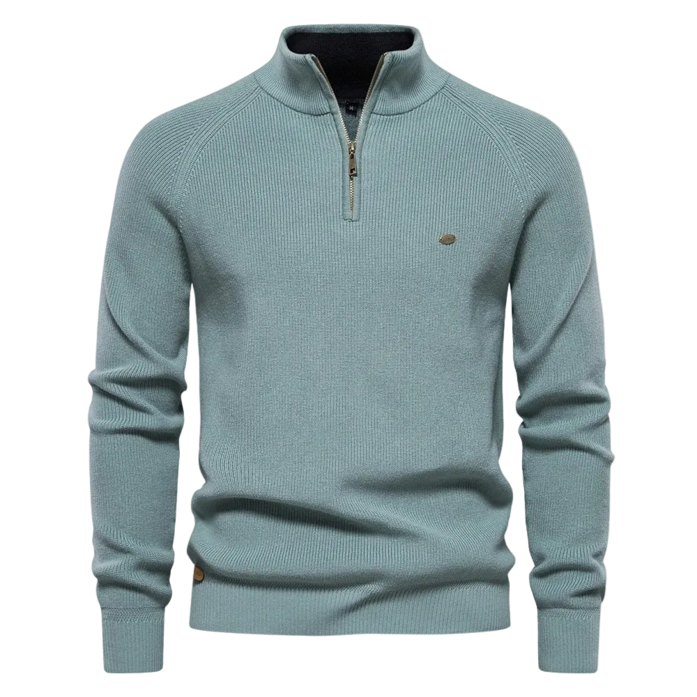 Heren Vest met Halve Rits Stijlvol 0