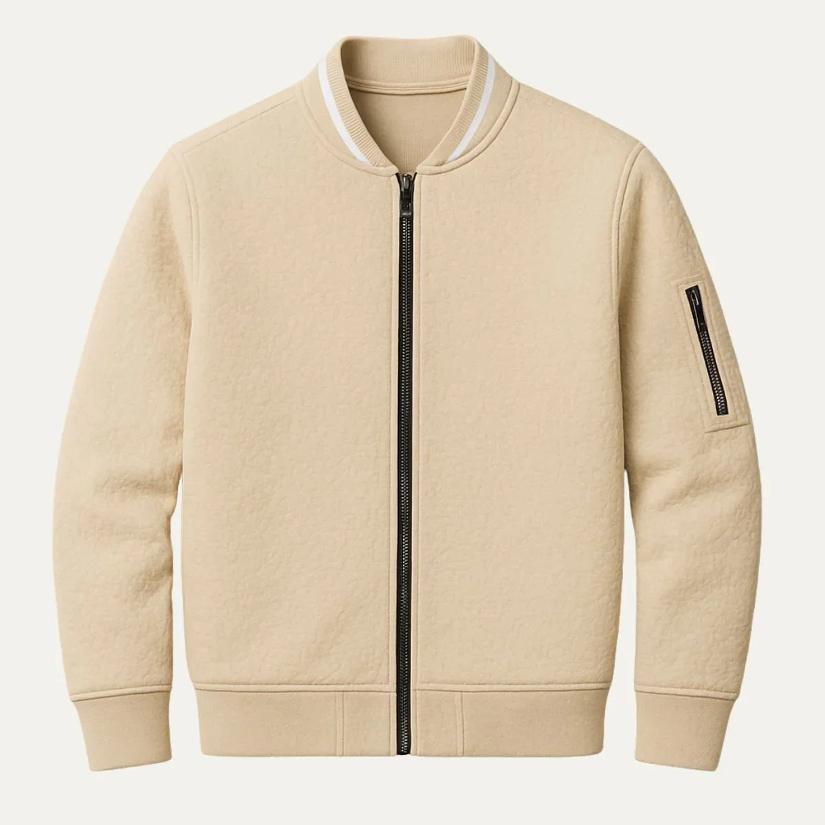 Heren Vest met Ritssluiting en Relaxte Pasvorm 1