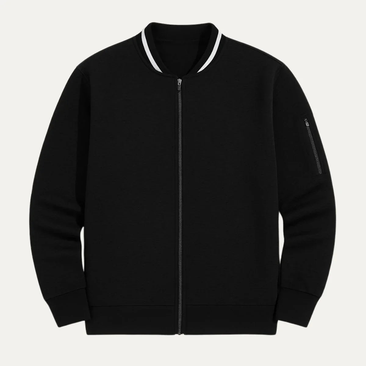 Heren Vest met Ritssluiting en Relaxte Pasvorm 3