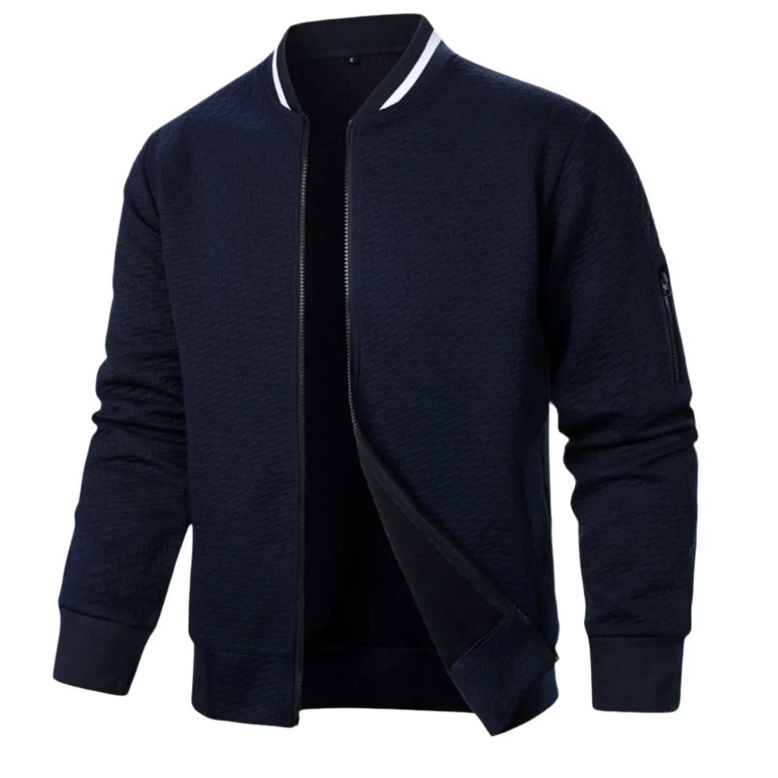 Heren Vest met Ritssluiting en Relaxte Pasvorm 7