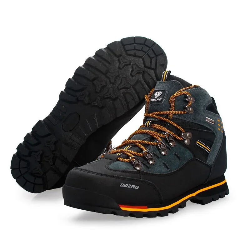 Heren Wandelschoenen Waterdicht PU Leer Mid-Hoge Rubberzool 6