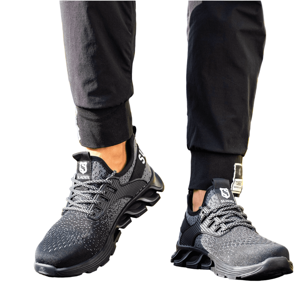 Heren Werk Schoenen met Kevlar Zool en Stalen Neus 5