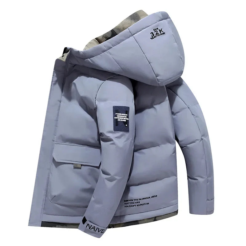Heren Winterparka Met Gewatteerde Voering 2