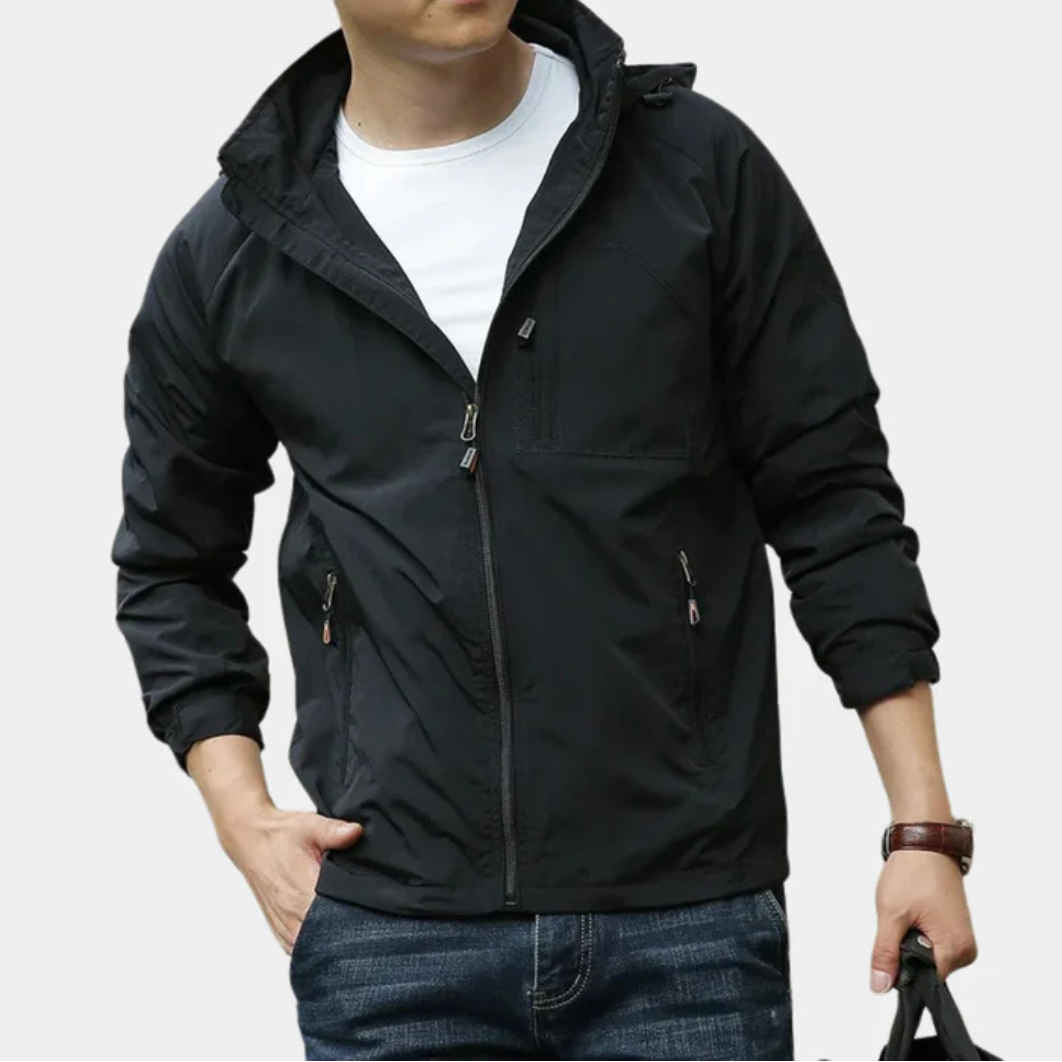 Heren cargojacket, waterafstotend en ademend ontwerp 4
