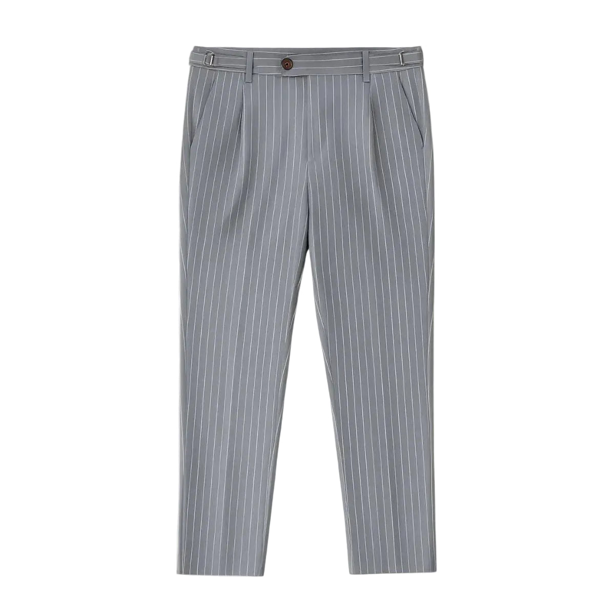 Herenbroek Gestreept Cropped Stijl 0
