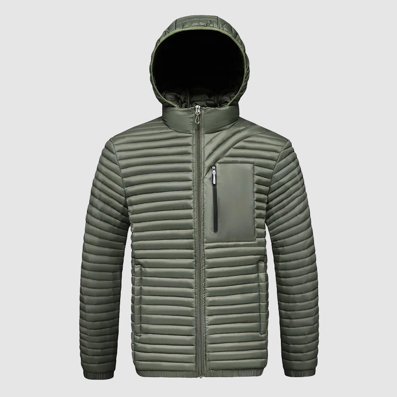 Herenjack met Capuchon Gewatteerd en Lichtgewicht 1