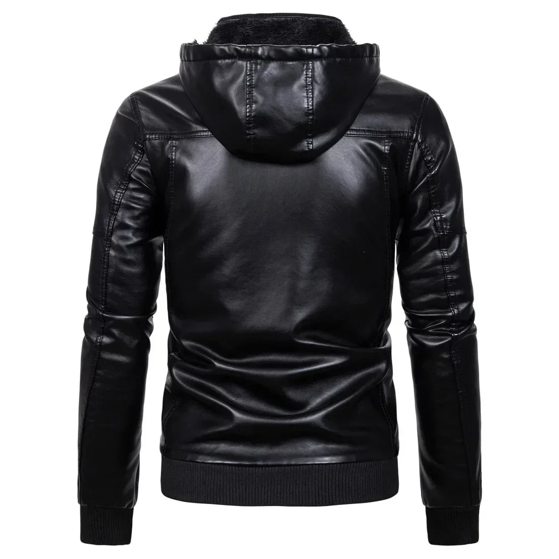 Herenjack met Capuchon PU-leer Stijlvol 4