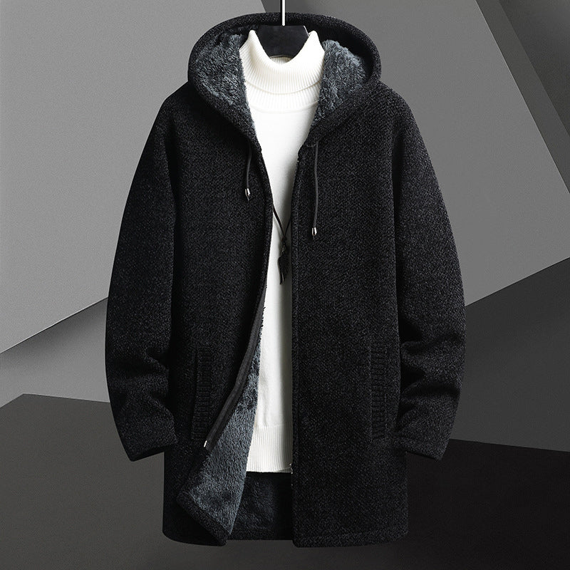 Herenjas met Capuchon en Fleece Binnenkant 2