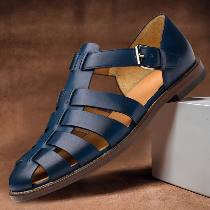 Variant image for Heren Sandalen Lederen Stijlvol Comfortabel-31