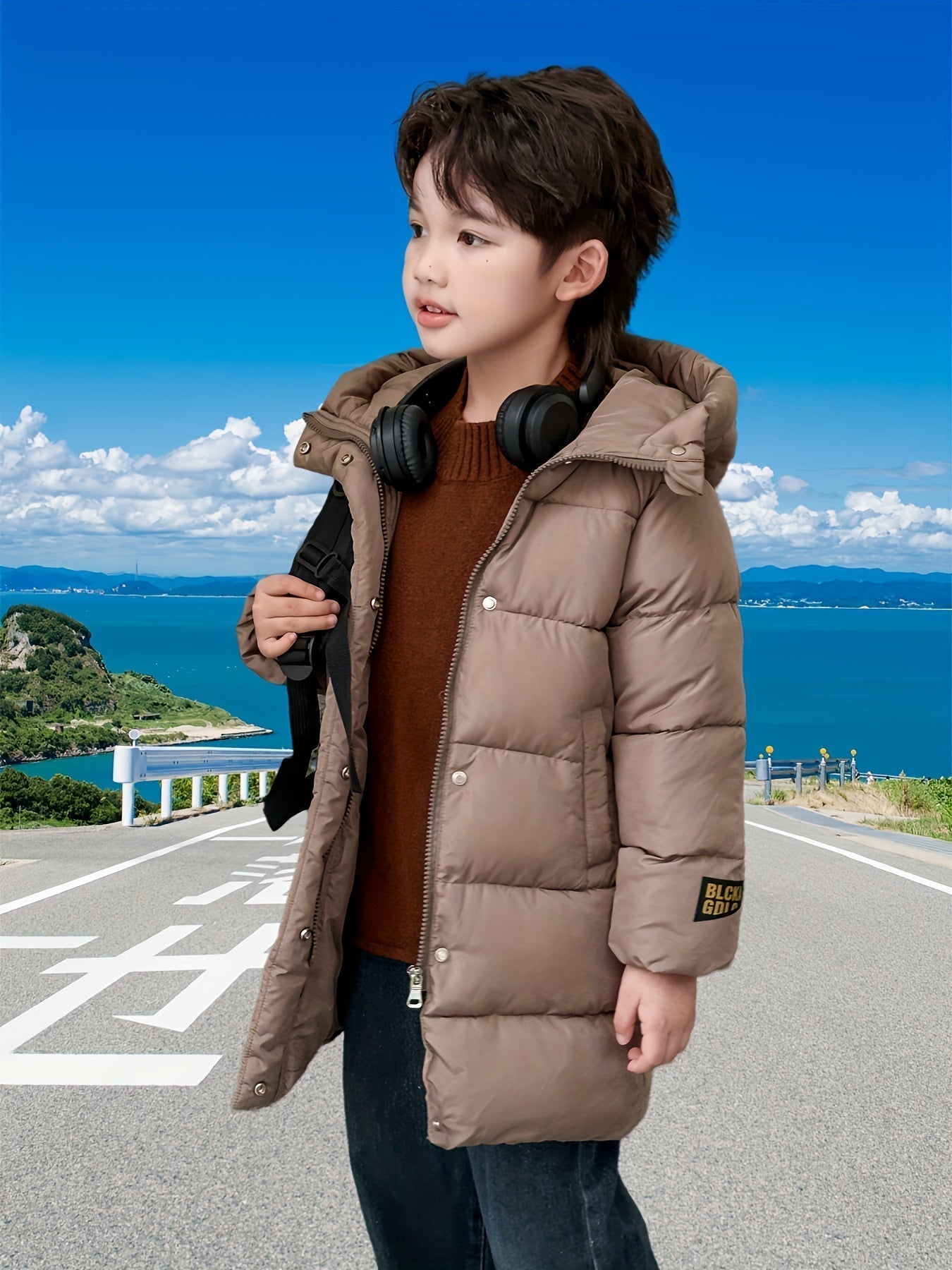 Jongens Halflang Jack Ademend Waterafstotend Met Ritssluiting 7