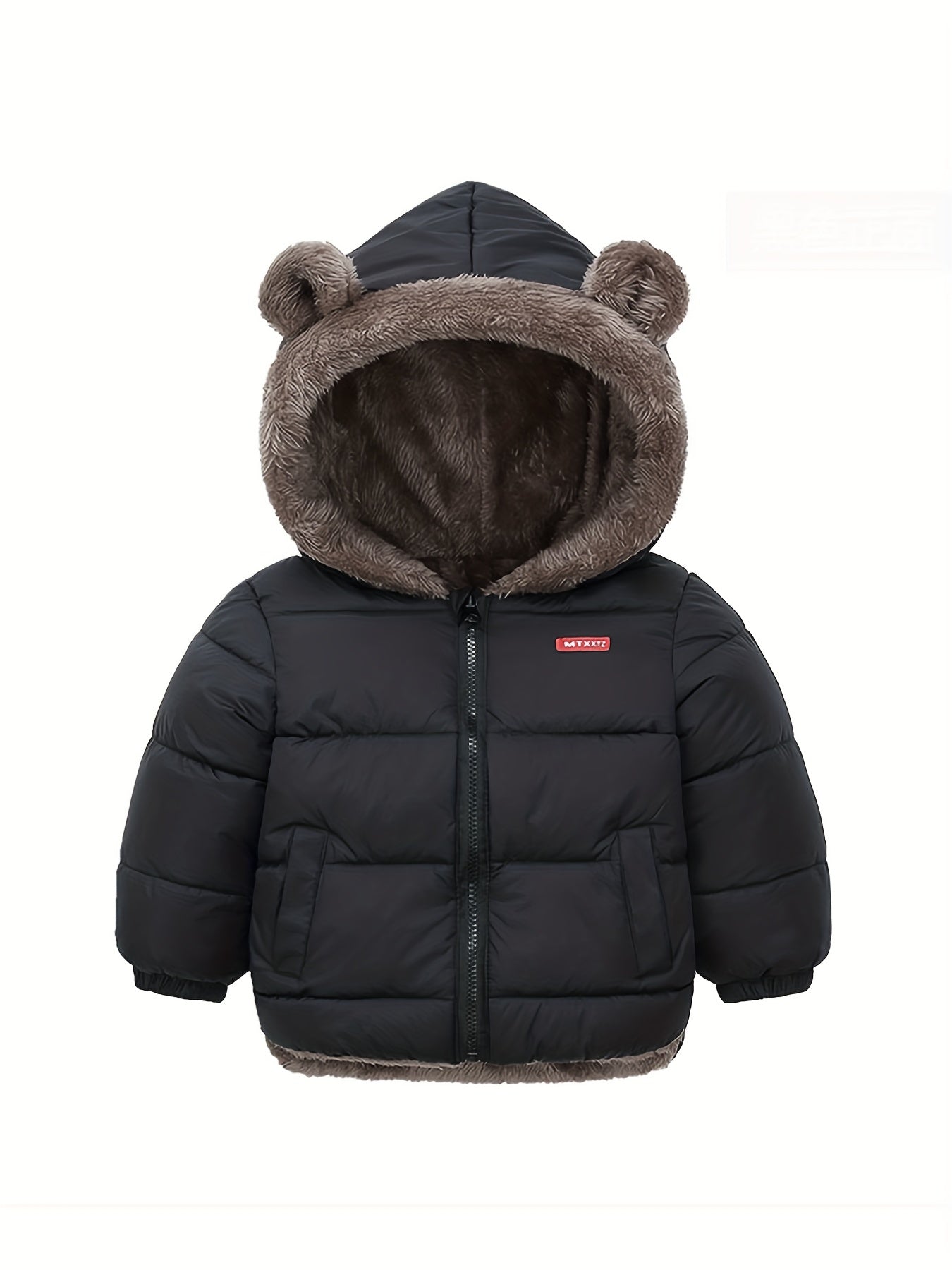 Jongens Jas Winter Lange Met Opstaande Kraag Ritssluiting Ademend Materiaal 1