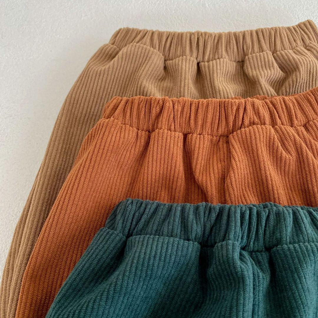 Kinder Set Corduroy Comfortabel Ademend 4