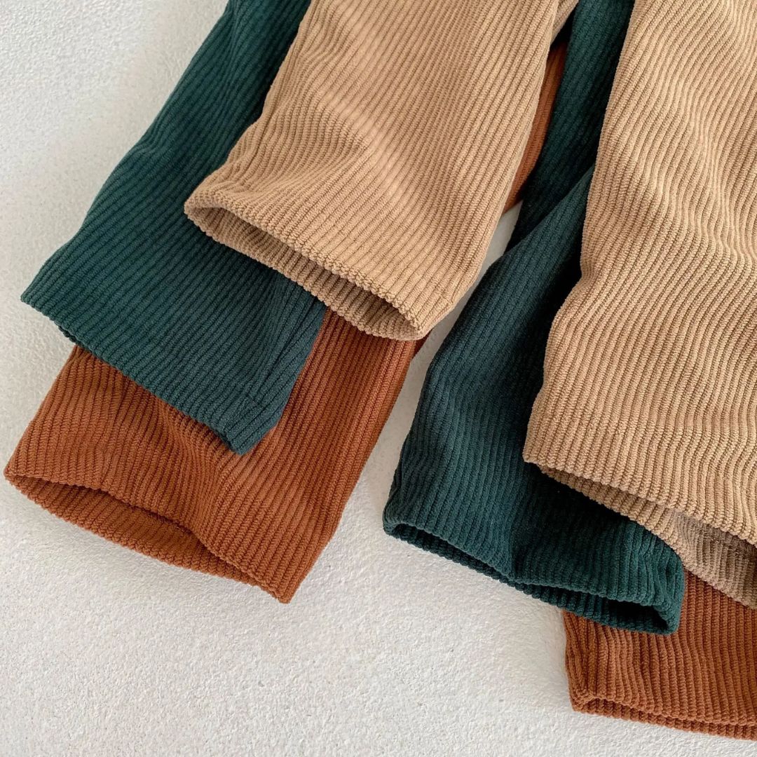 Kinder Set Corduroy Comfortabel Ademend 5