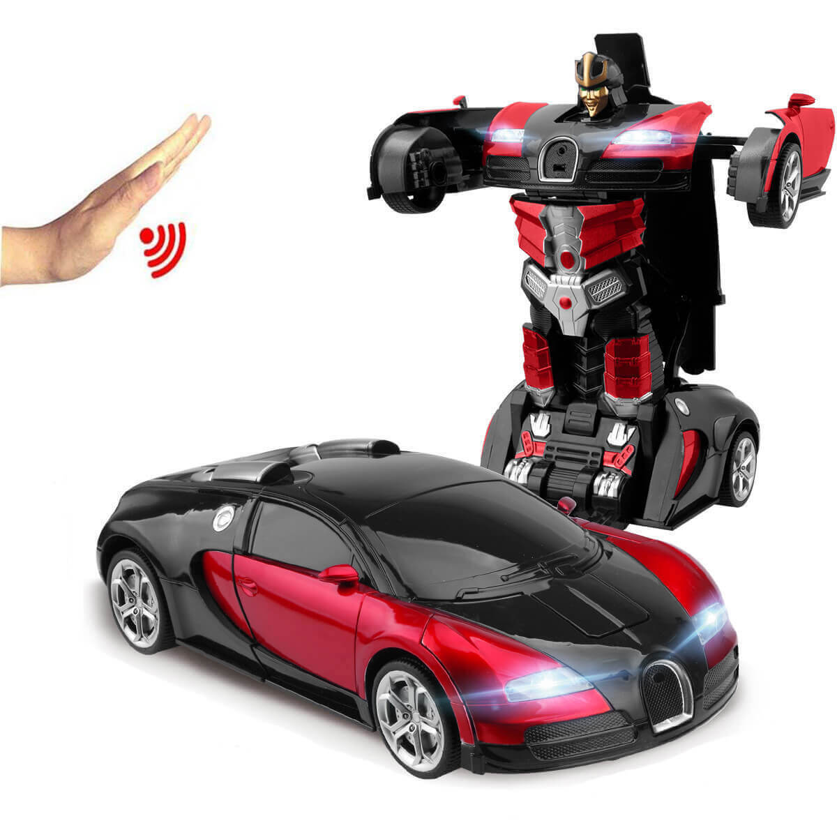 Kinderen RC Transformerende Robotauto met LED-verlichting 4