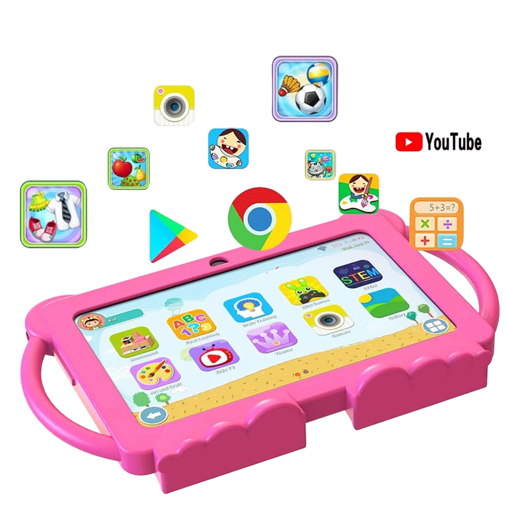 Kindertablet 7 Inch Android 12 Educatief Speelgoed 32GB 2