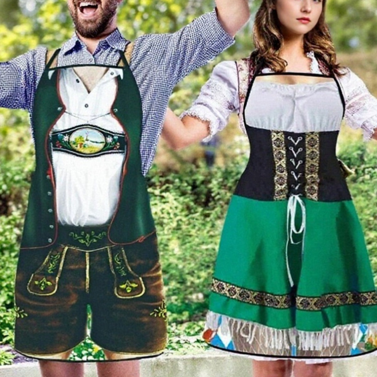 Koppels Schorten Oktoberfest Stijl met Humor 1
