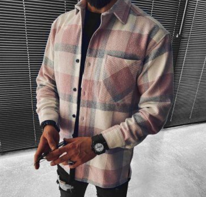 Heren Shirt Casual Ademend Katoen Diverse Kleuren-1