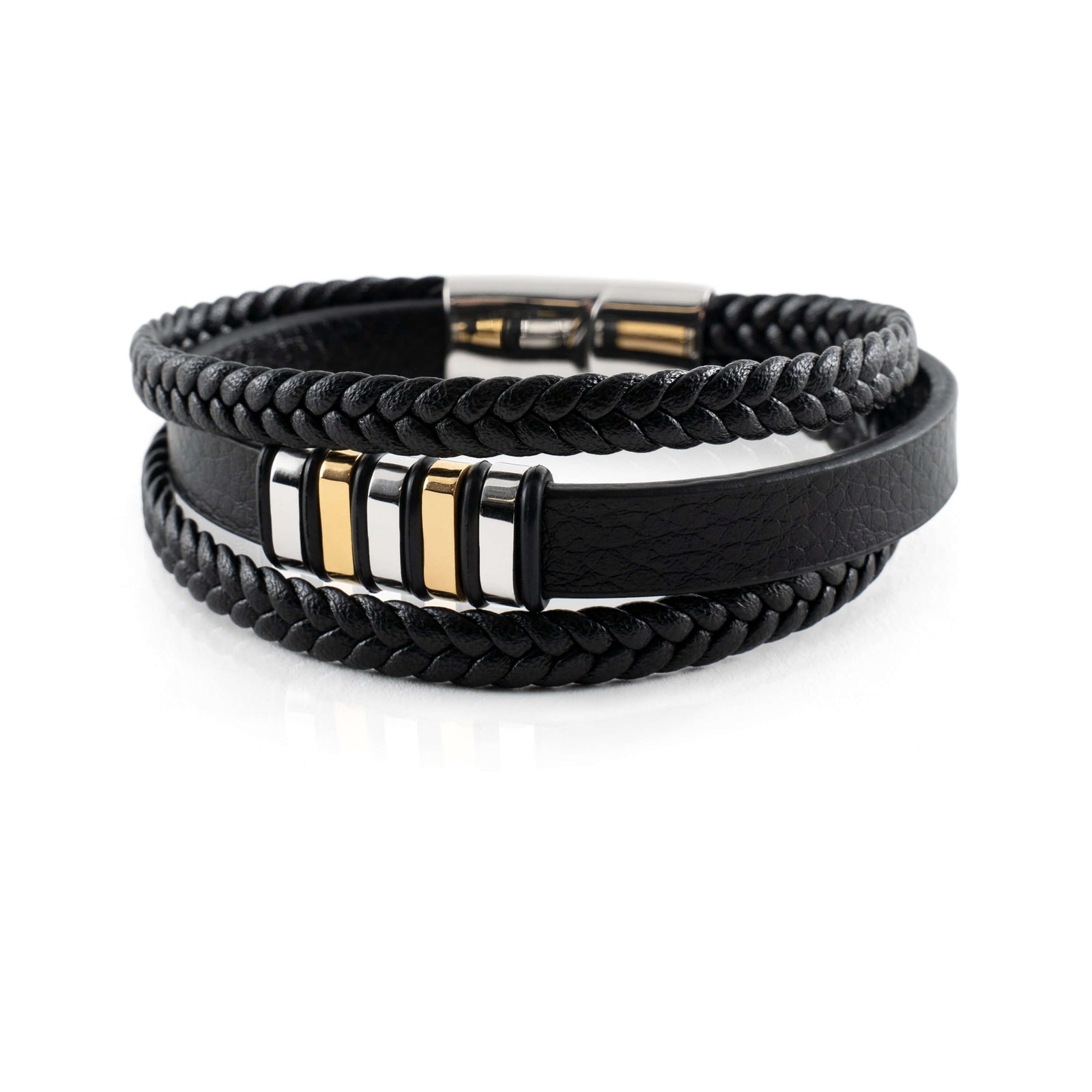Lederen Heren Armband - Tijdloos en Stijlvol Accessoire 1