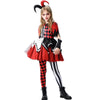 Meisjes Clown Jurk Kostuum Geruit 1