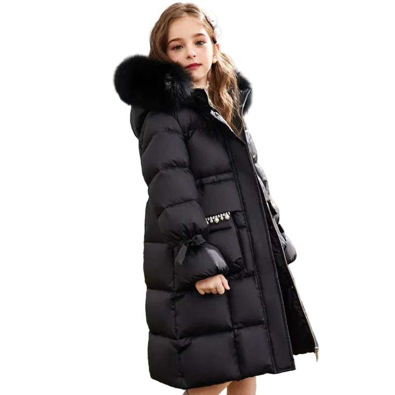 Meisjes Winterjas Met Capuchon 0
