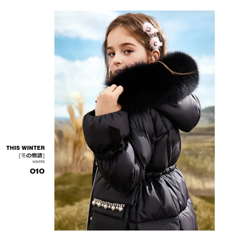Meisjes Winterjas Met Capuchon 5