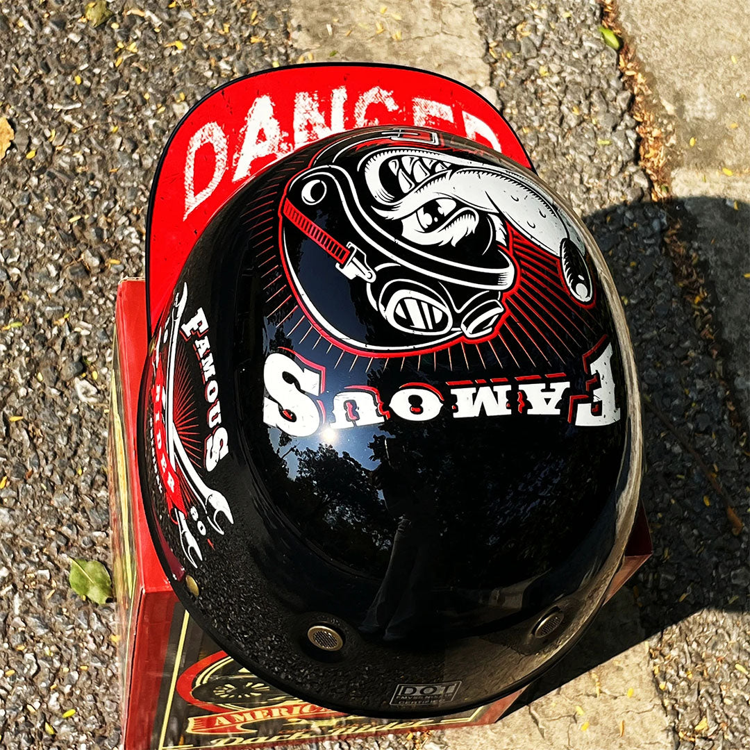 Motorhelm in Baseballpet-Stijl met ECE en DOT Goedkeuring