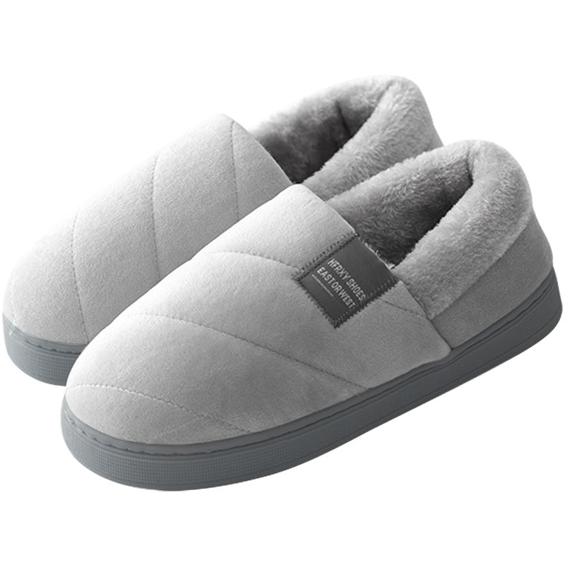 Antislip harige pantoffels voor heren