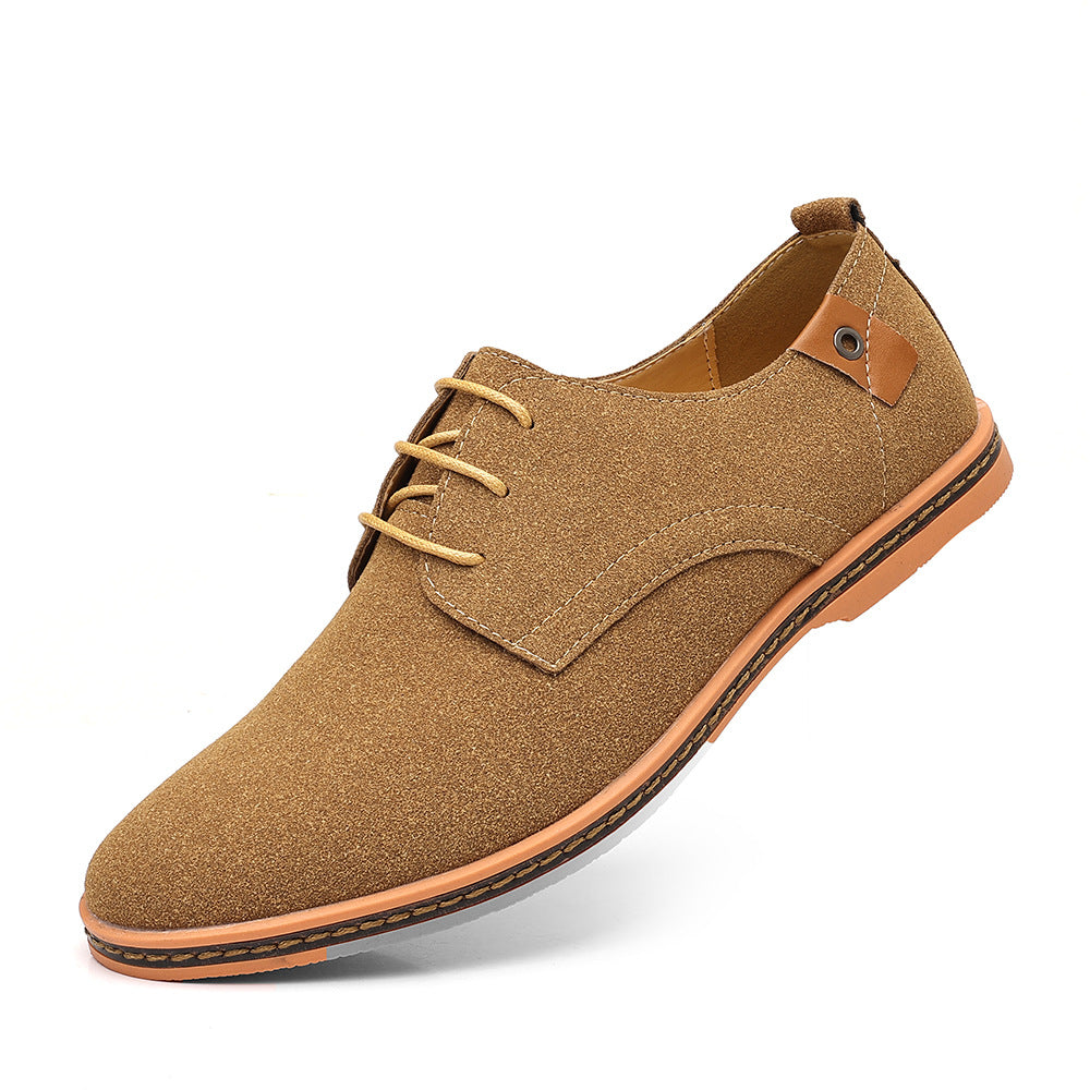 Heren Schoenen Suède Elegante Stijl Voor Formele En Casual Gelegenheden