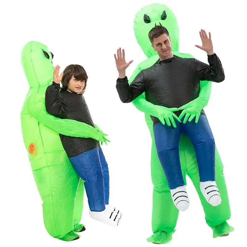 Opblaasbaar Alien Kostuum voor Halloween 1