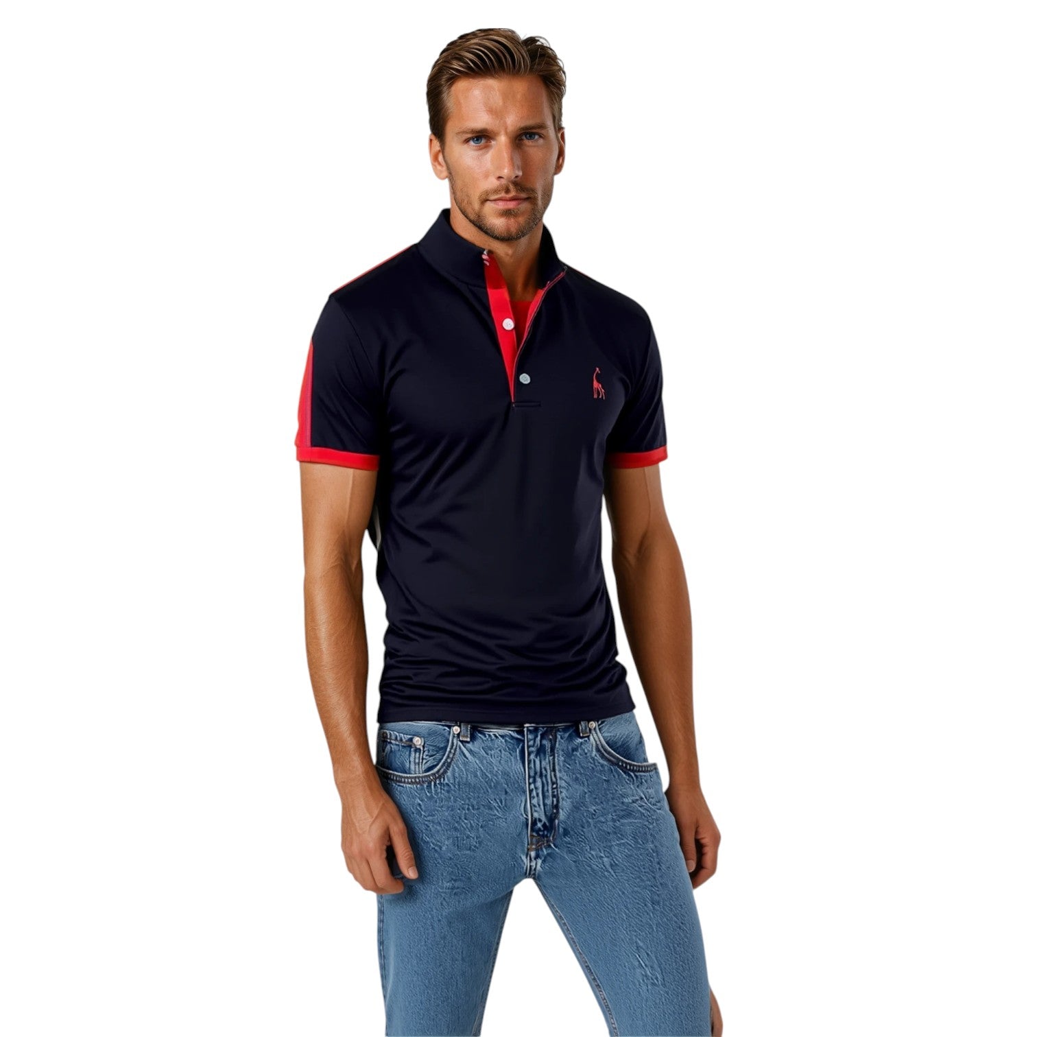 Polo shirt voor heren, klassieke relaxte pasvorm 3