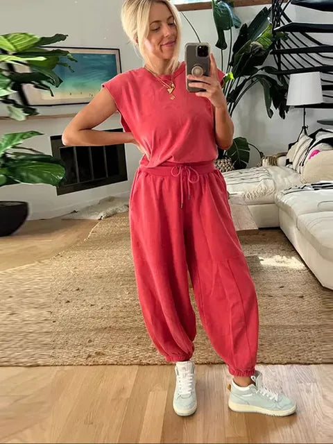 Variant image for Dames Jumpsuit Casual Met Flatterende Taille En Trekkoord Polyester-29