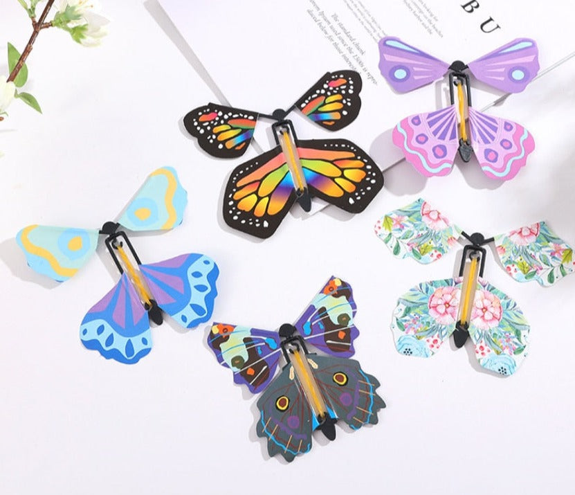 Magische Opwindbare Fladderende Vlinder