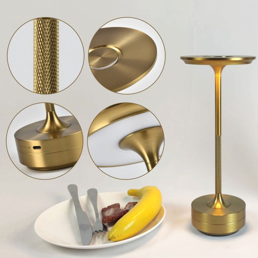 Aluminium Aanraakschakelaar Lamp