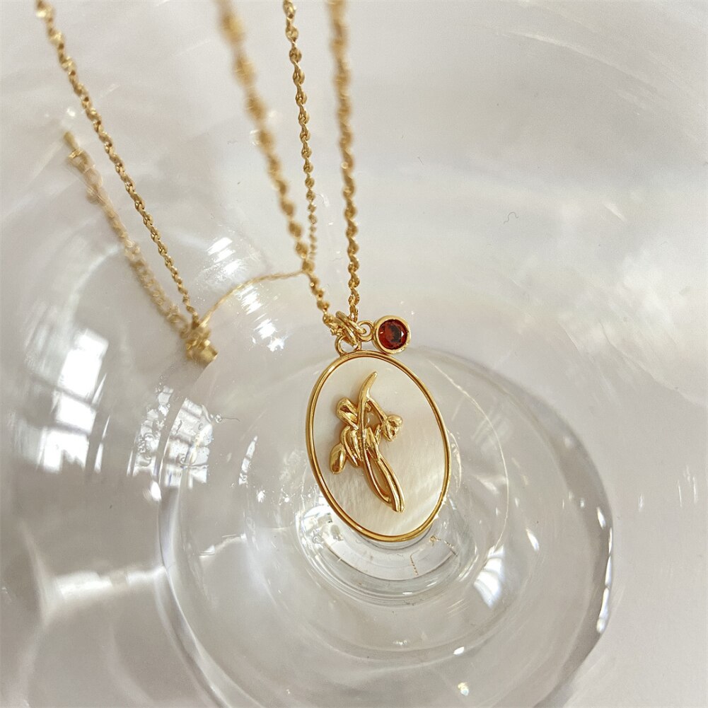 Birth Month Bloemen Ketting