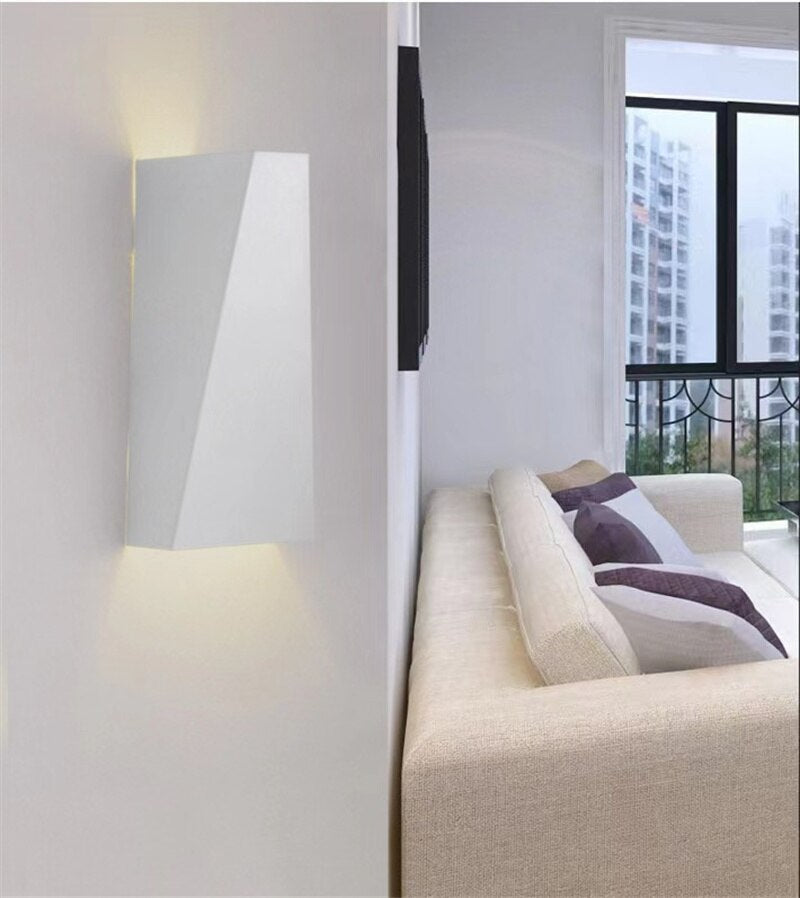 Minimale Geometrische Wandlamp