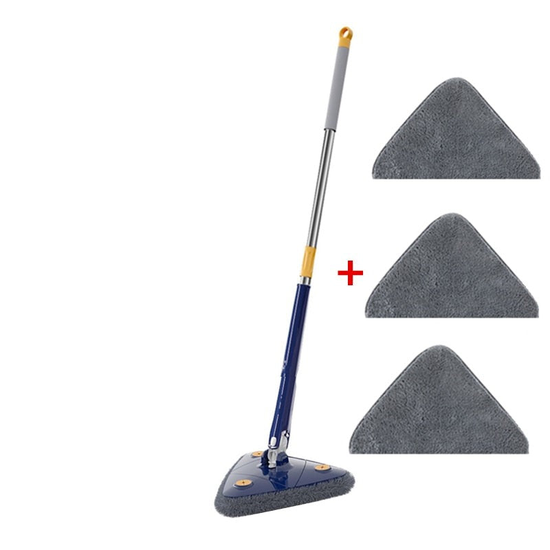 Zelfdraaiende driehoekige mop
