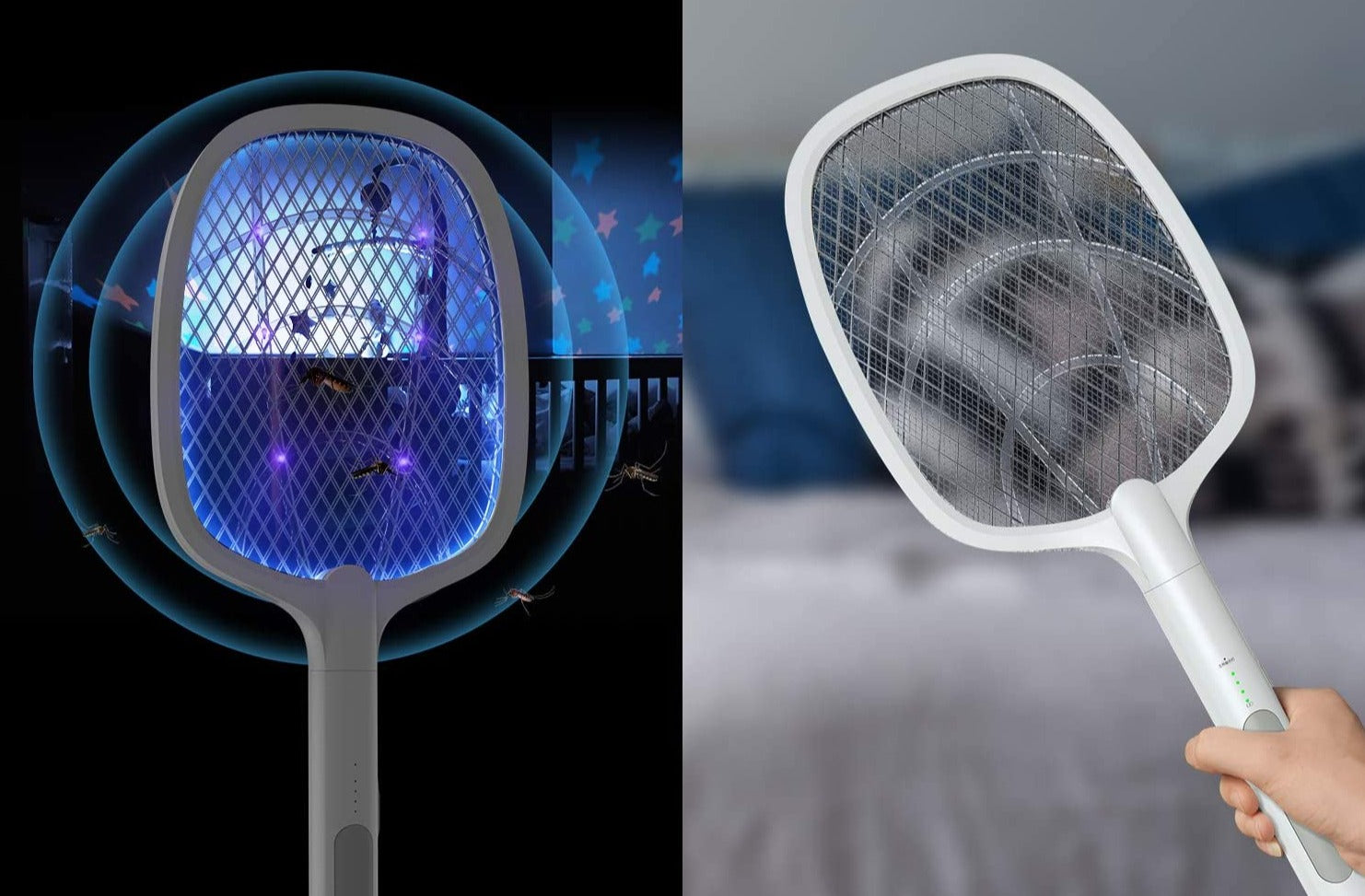 Oplaadbare Muggenracketlamp