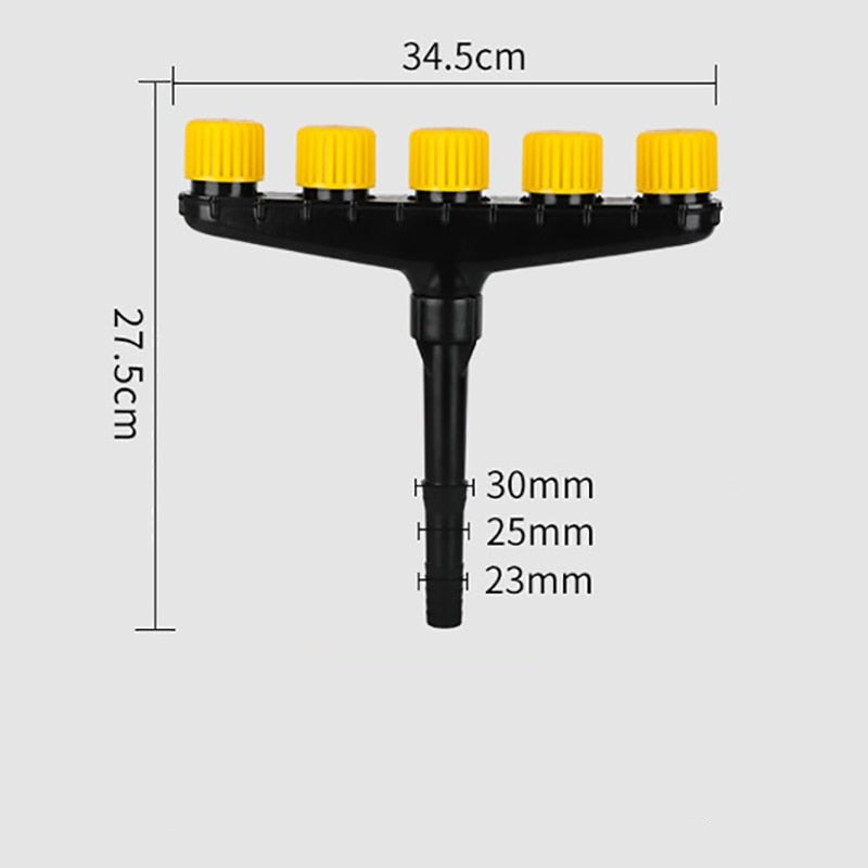 Verstelbare Multi-Kop Tuinsproeier