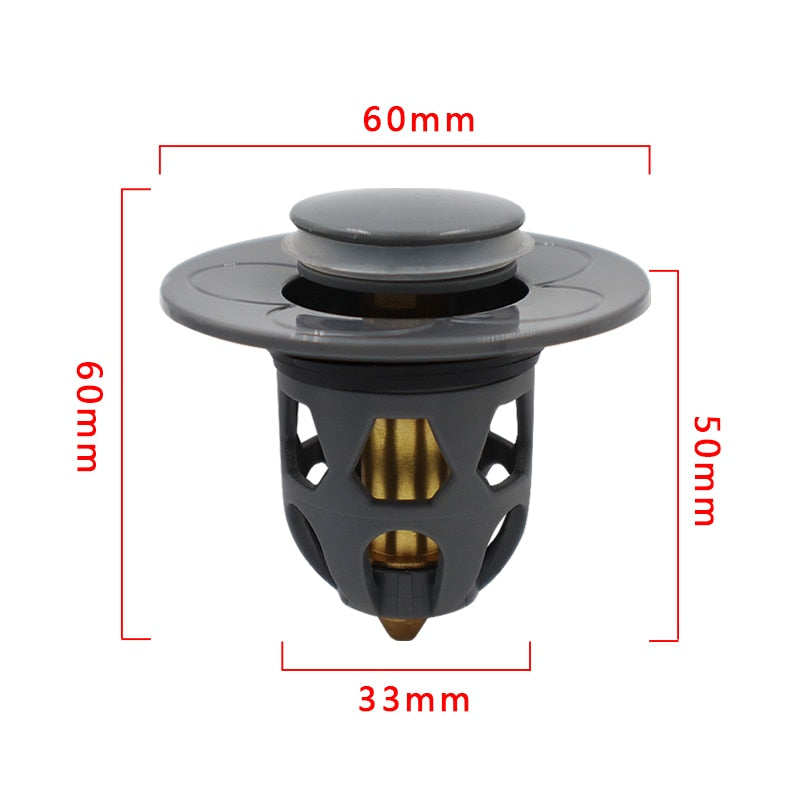 Pop-Up Basin Drain Stopper