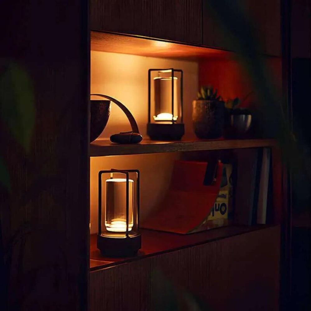 Scandinavische Tafellantaarn Met Aanraakbediening Modern Design 6