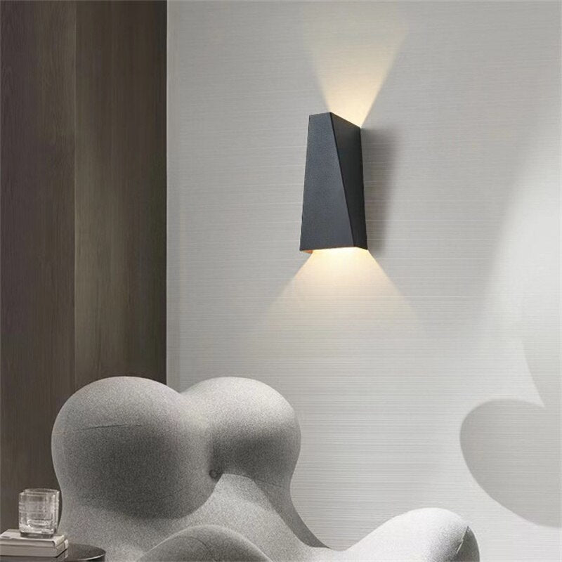 Minimale Geometrische Wandlamp