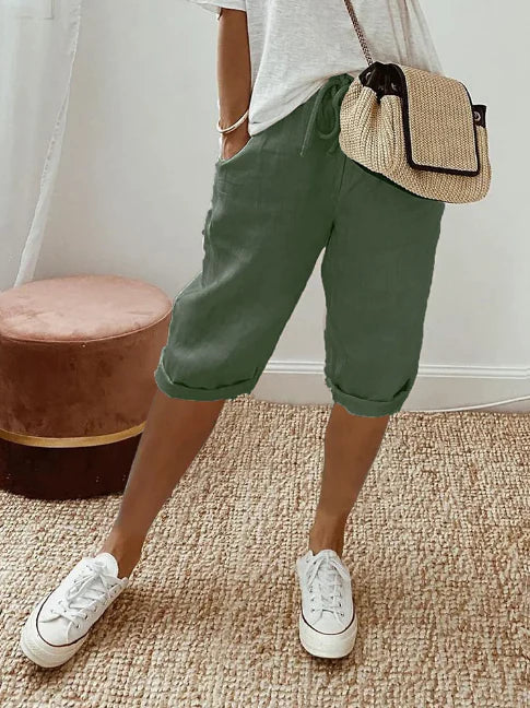 Variant image for Heren Casual Broek Losse Pasvorm Katoen Met Zijzakken-33