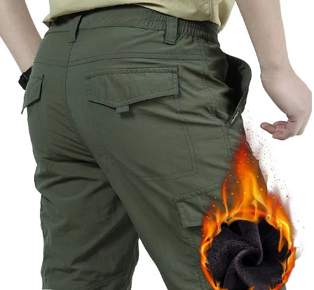 Heren Cargo Broek Winterstijl Robuust Materiaal-1