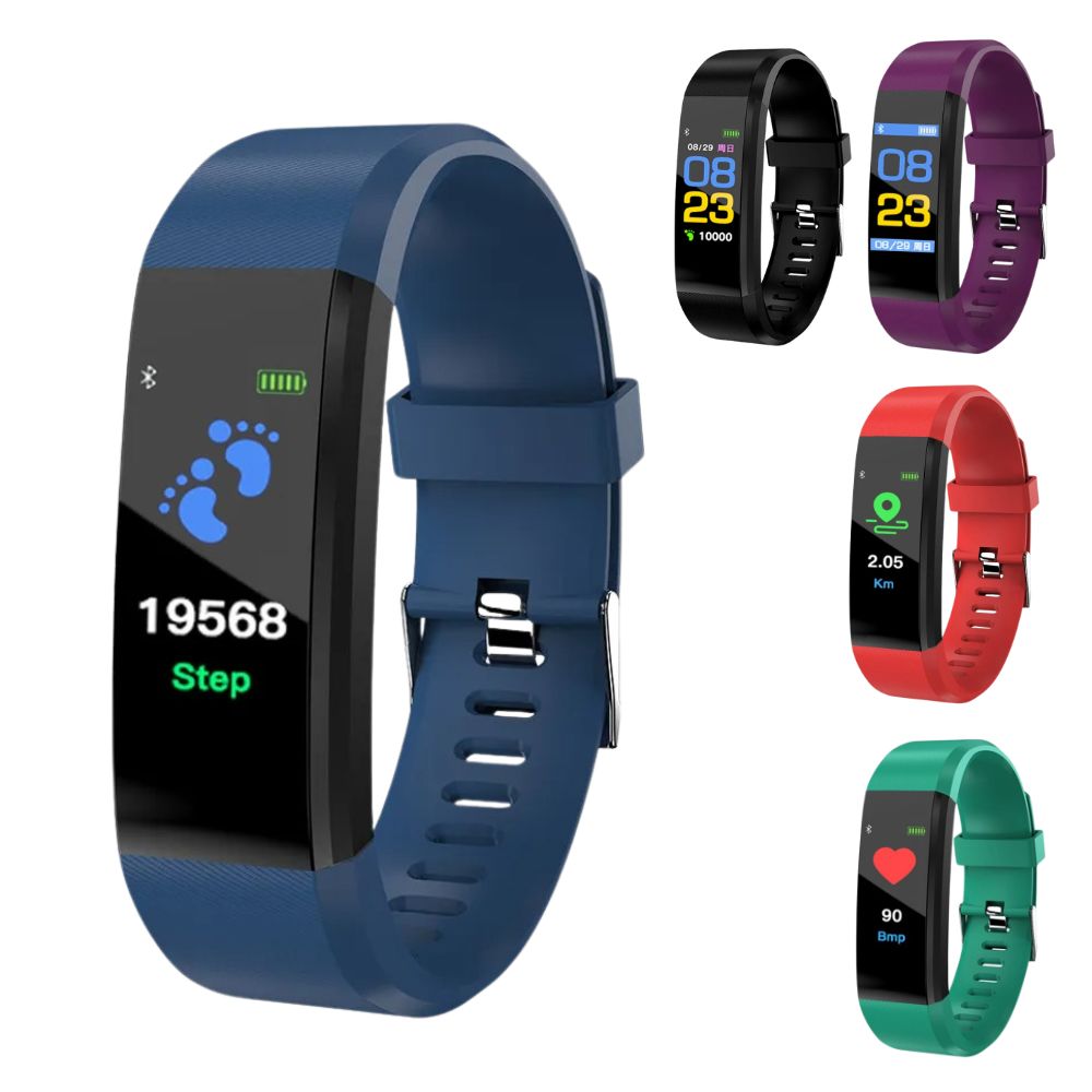 Senioren Smartwatch Met Gezondheidsmonitor En Fitnessfuncties